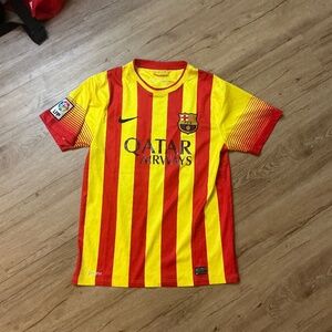 Barcelona 2013/14 Away Jersey Messi